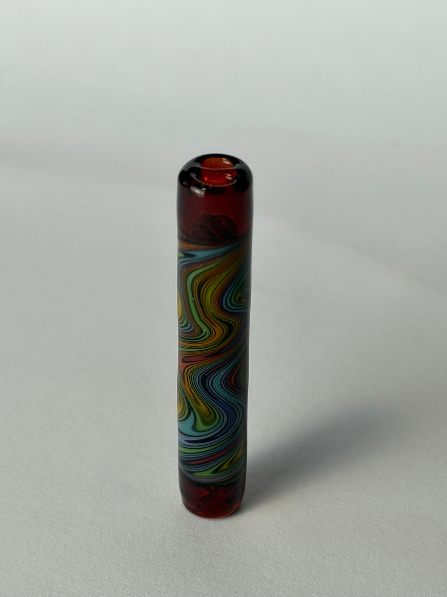 Birdhouse Glass GlasTip Red Elegence