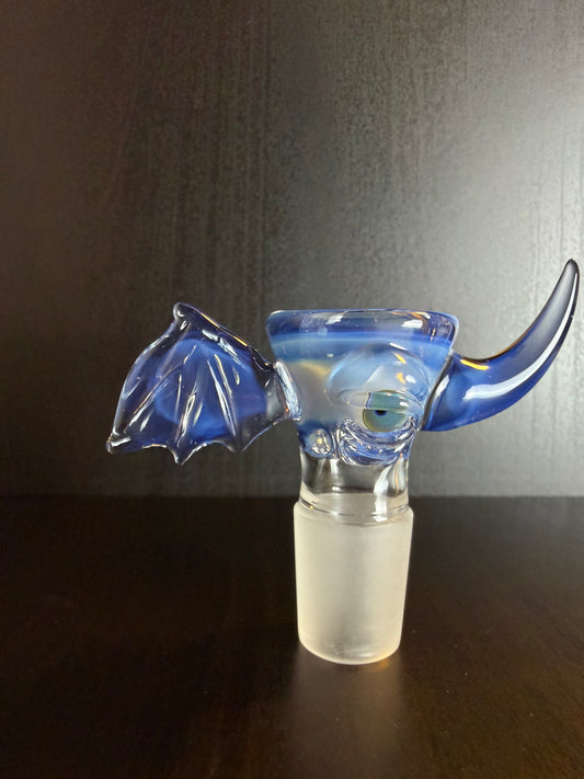 Dippy Glass - Blueberry Opal Monster Bowl - CloudyMinds