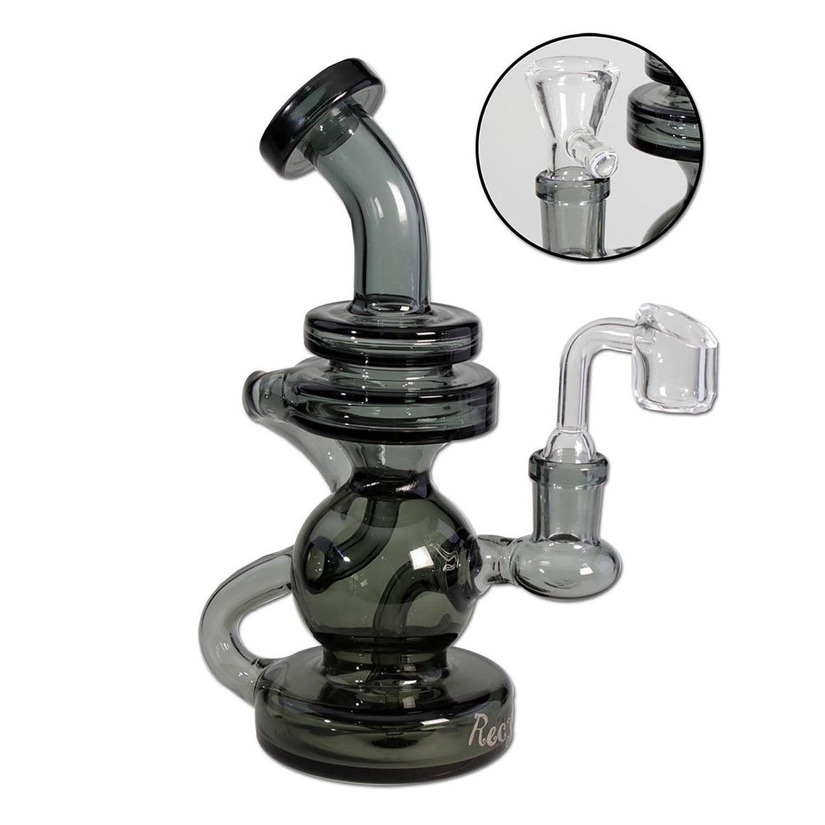 BlackLeaf DabRig Recycler schwarz