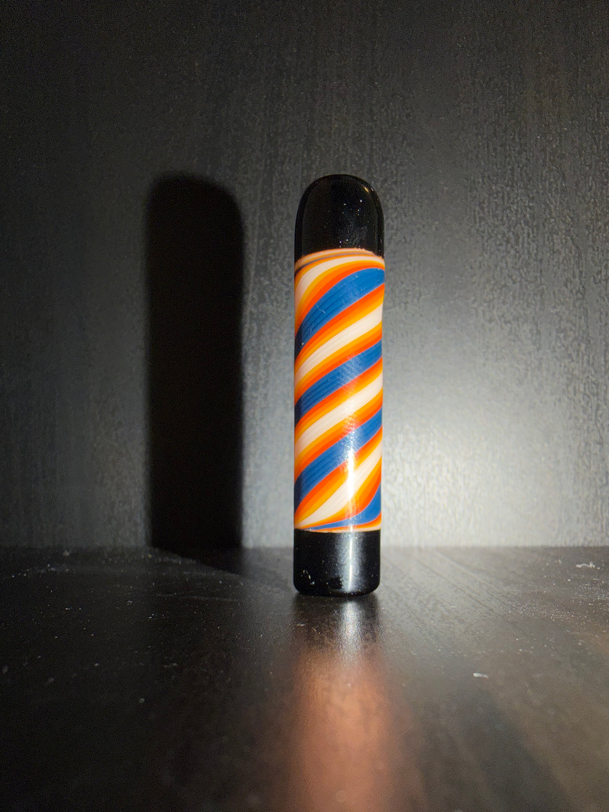 Birdhouse Glass GlasTip Schwarz/Orange - CloudyMinds