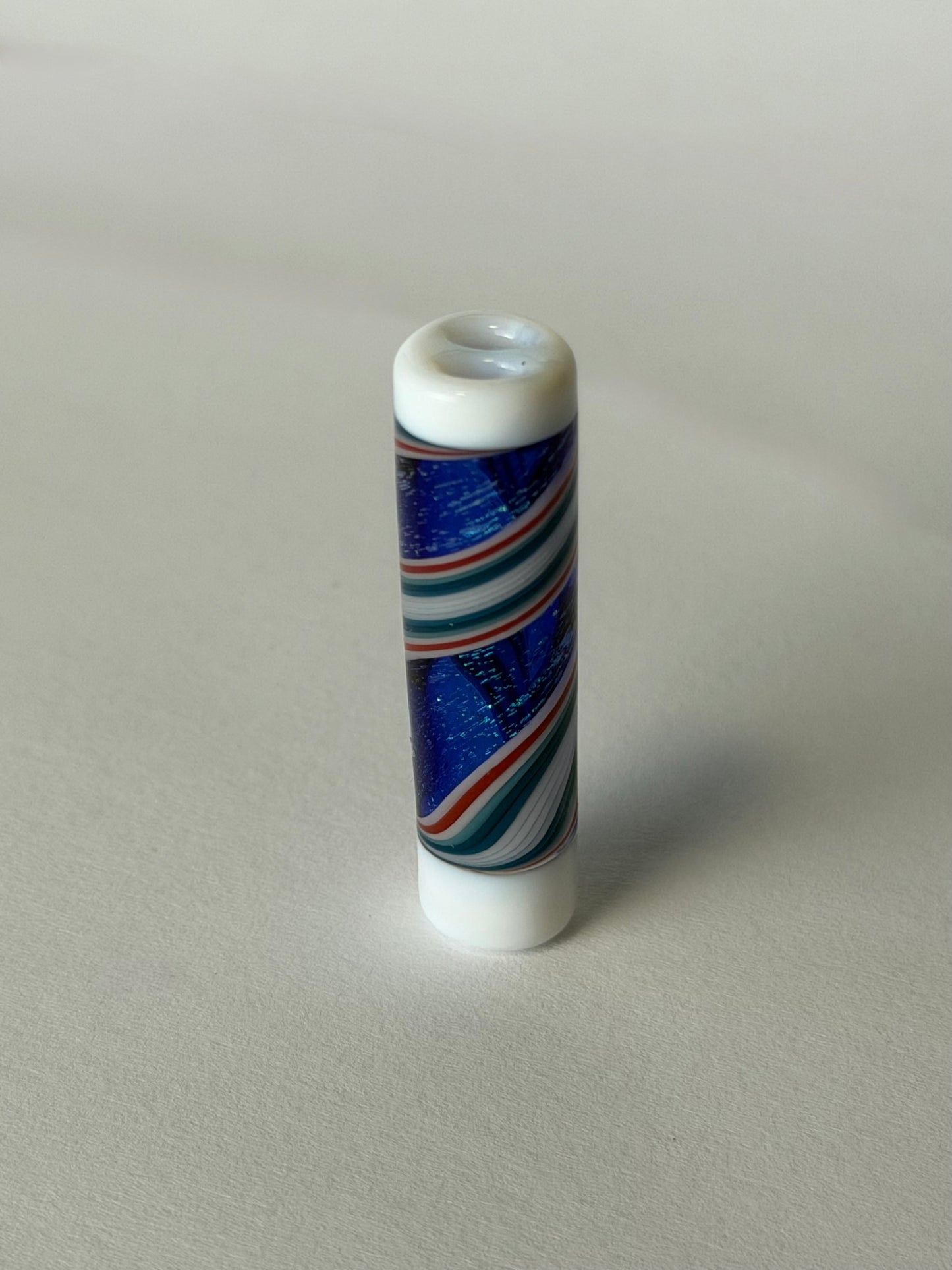 Birdhouse Glass GlasTip Blue Sheen