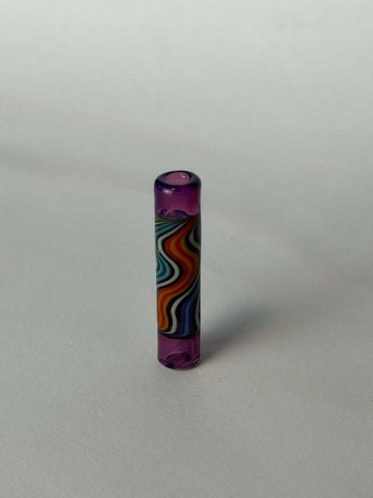 Birdhouse Glass GlasTip Purple Beauty