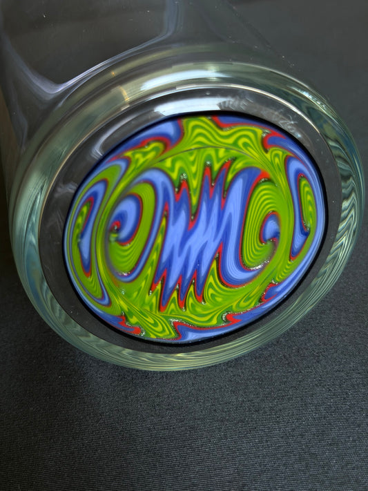 Trinkglas OJFlame - 400ml Blue/Green - CloudyMinds
