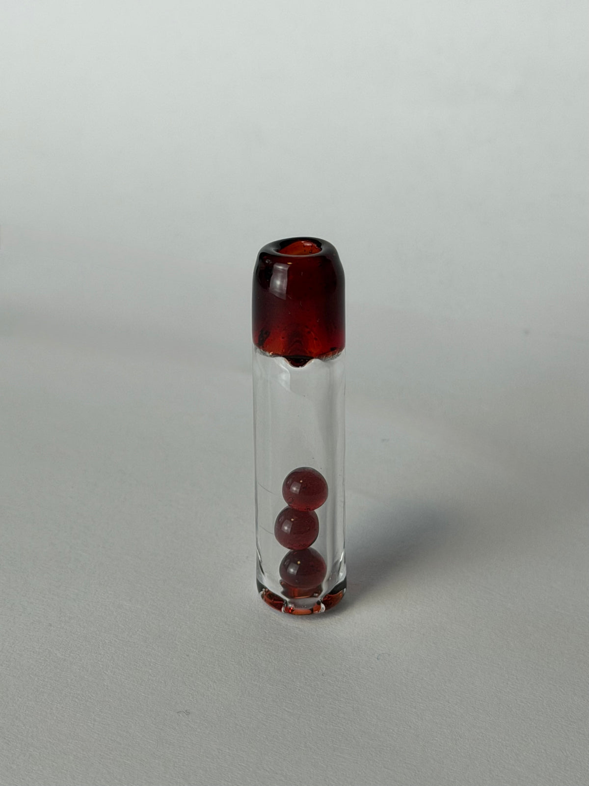 Birdhouse Glass GlasTip Red Pearls - CloudyMinds