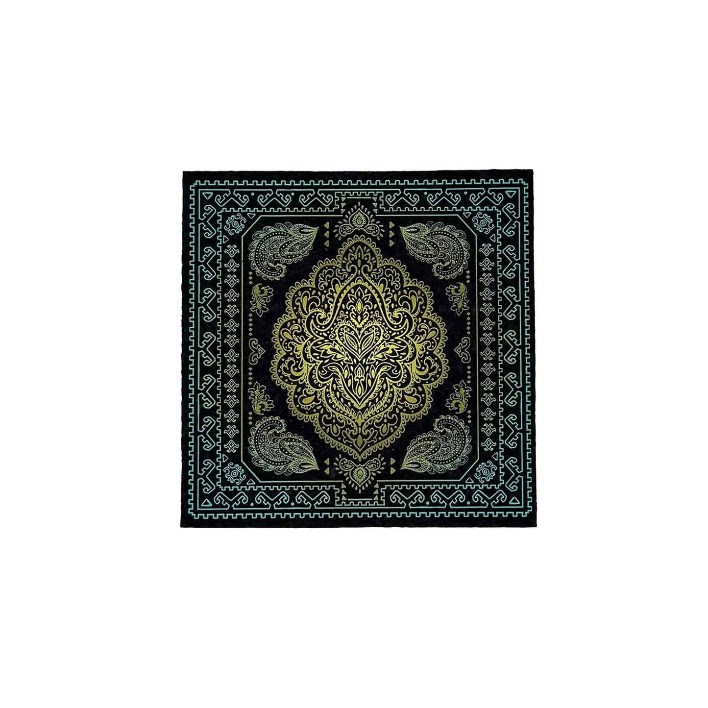 Retro Teal Carpet - CloudyMinds