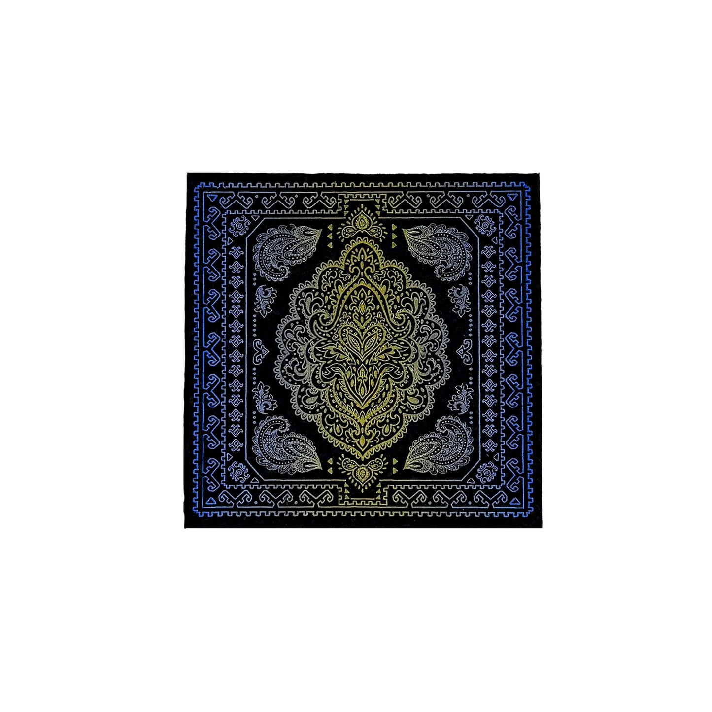 Retro Blue Carpet - CloudyMinds