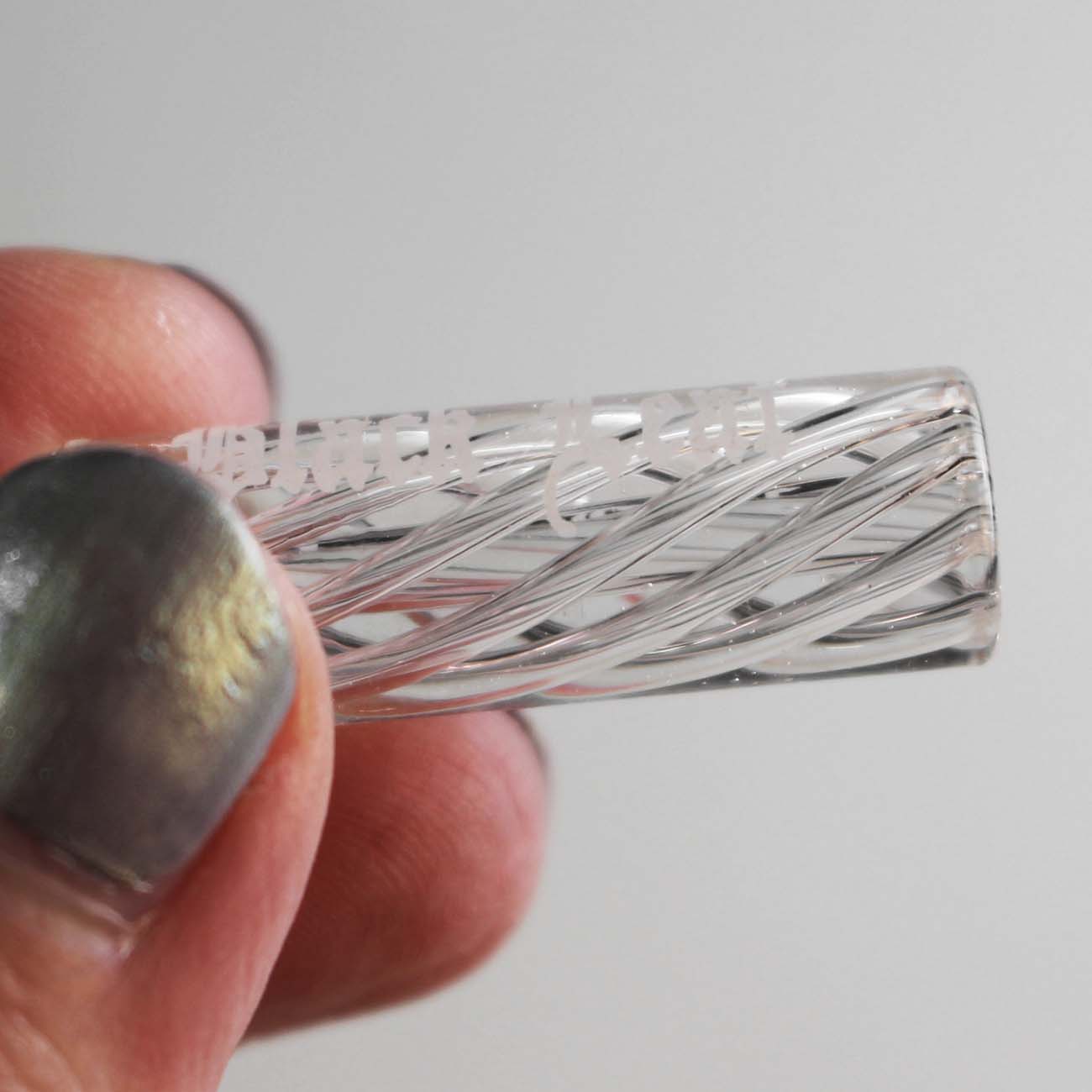 Black Leaf Glastips 7-Loch klar - CloudyMinds