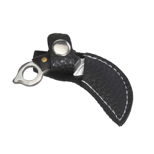 Hasch Messerchen mit Futteral - Karabiner