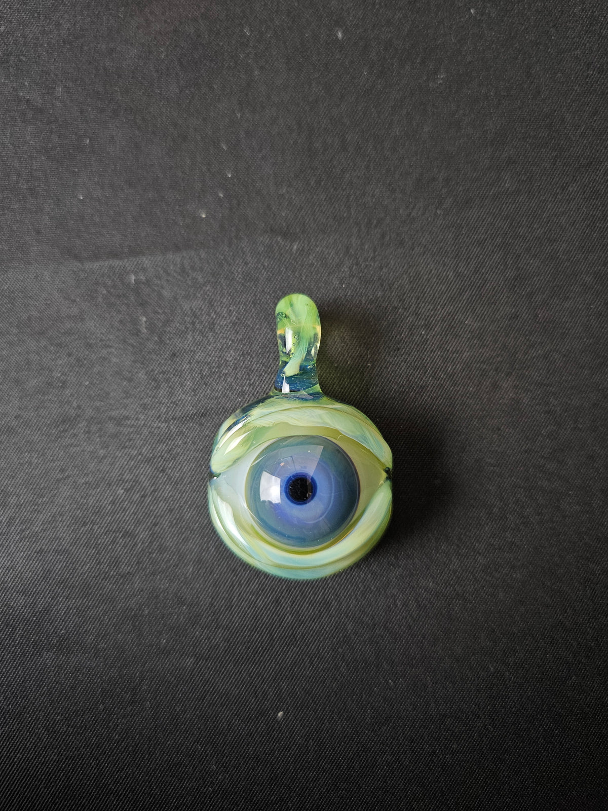 Dippy Glass - Pendant Auge / Grün - CloudyMinds