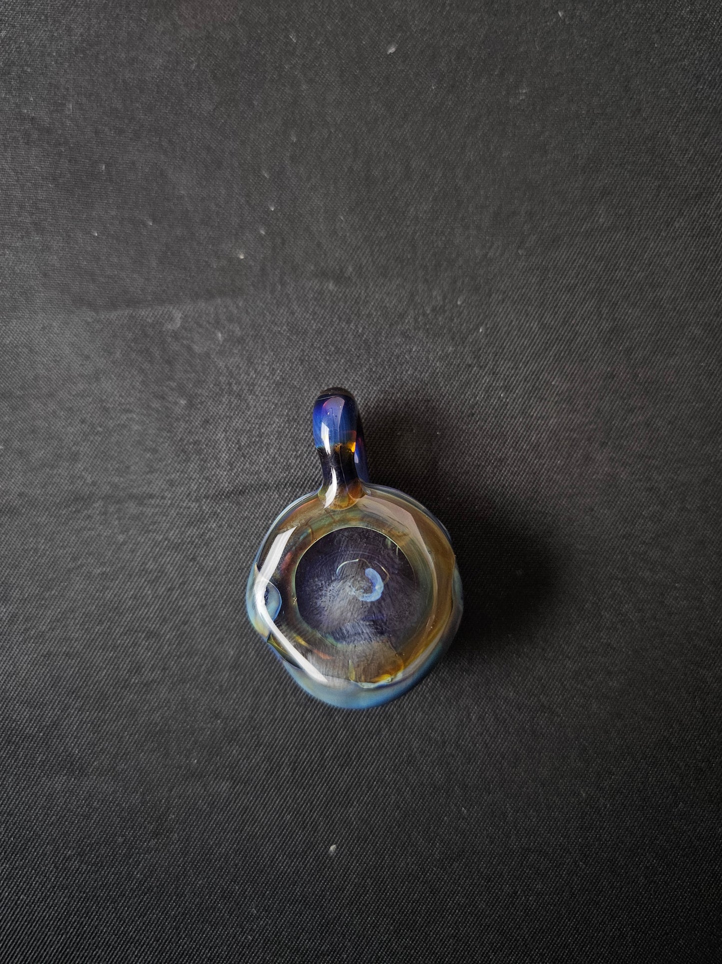 Dippy Glass - Pendant Auge / weiß
