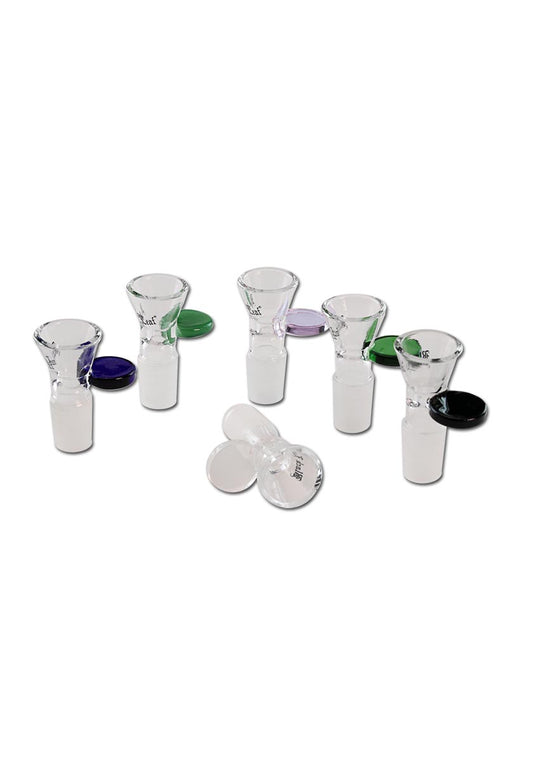 Black Leaf Glaskopf mit Griff im Farbmix 18,8er - CloudyMinds