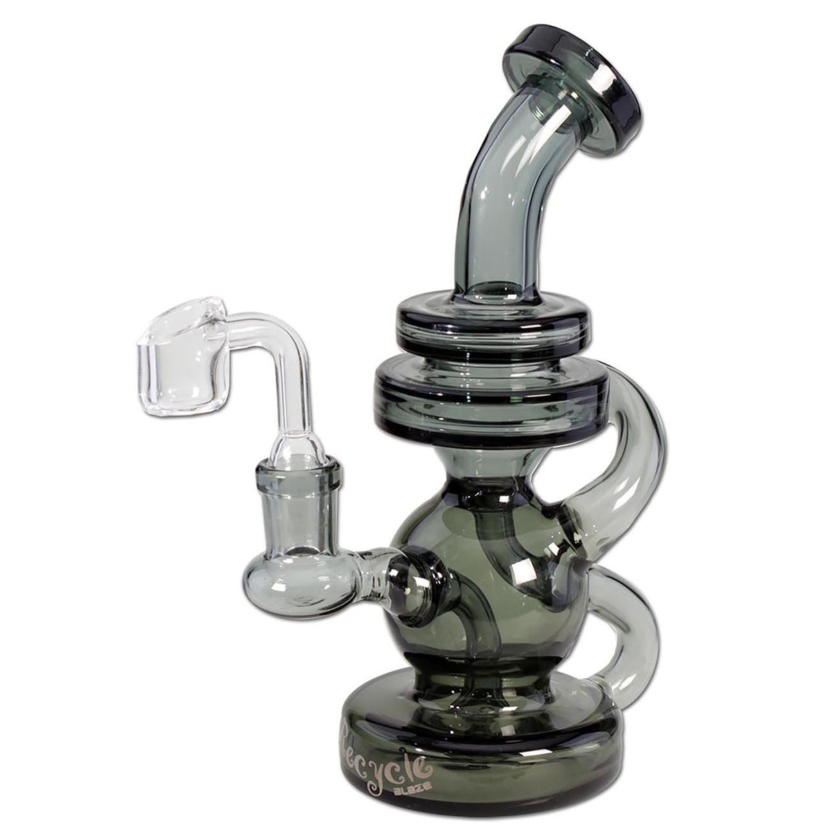 BlackLeaf DabRig Recycler schwarz