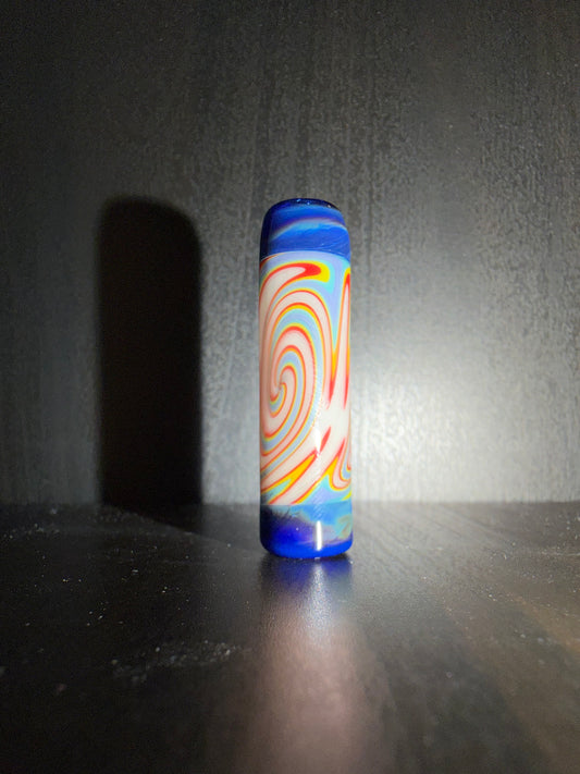 Birdhouse Glass GlasTip Blau wavy - CloudyMinds