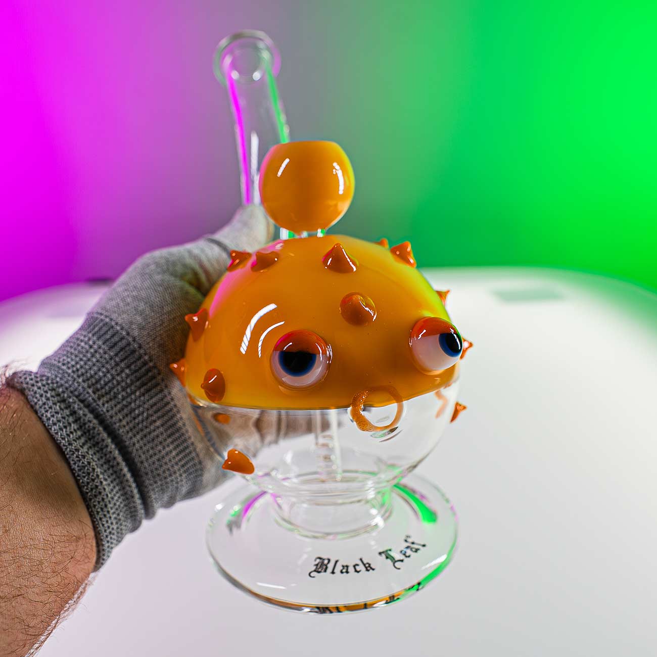 Black Leaf Bong Kugelfisch - CloudyMinds