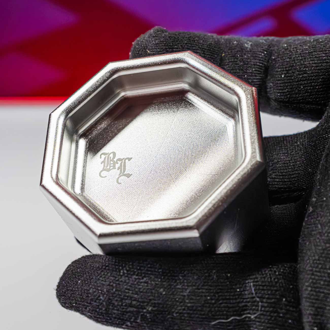 Black Leaf OKTAGON Grinder 3-tlg. silber