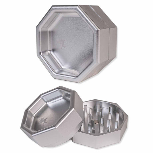 Black Leaf OKTAGON Grinder 3-tlg. silber