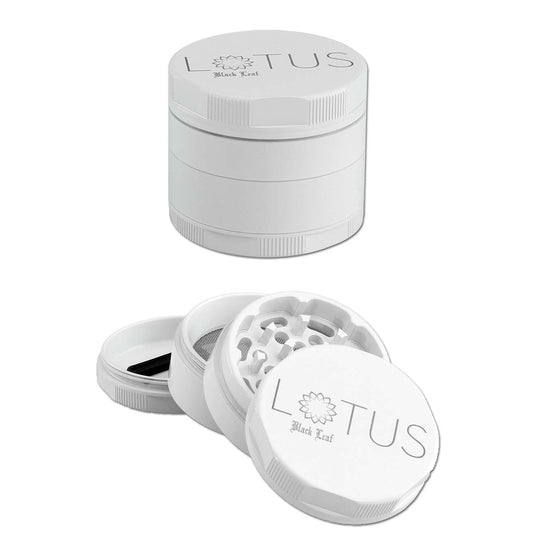 Black Leaf Lotus Grinder 4-tlg. weiß