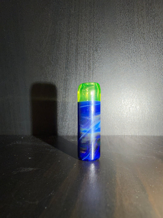 Birdhouse Glass GlasTip Blau/Gelb UV - CloudyMinds