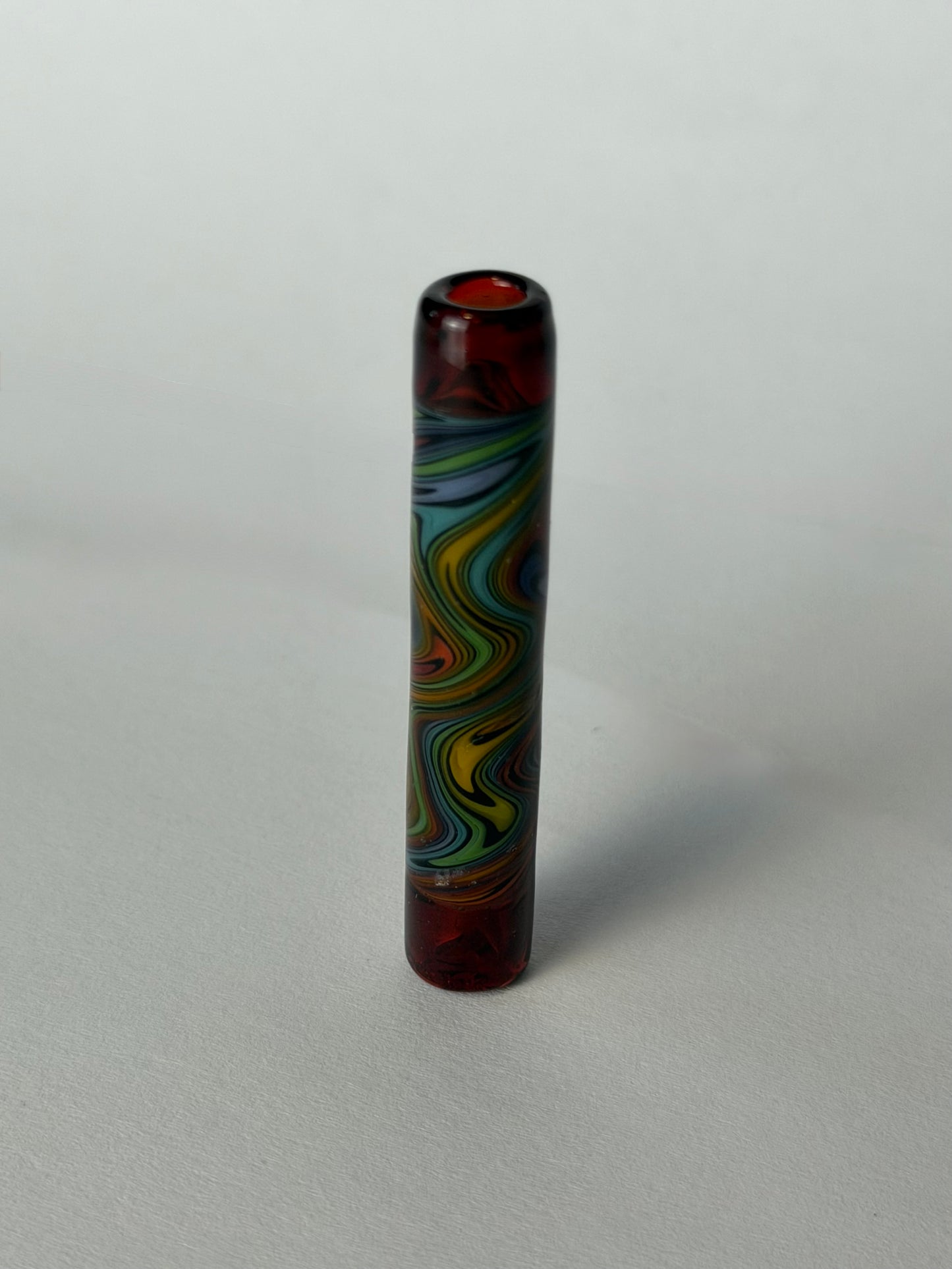 Birdhouse Glass GlasTip Red Elegence