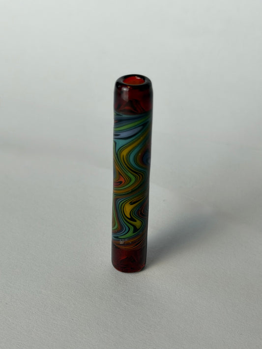 Birdhouse Glass GlasTip Red Elegence