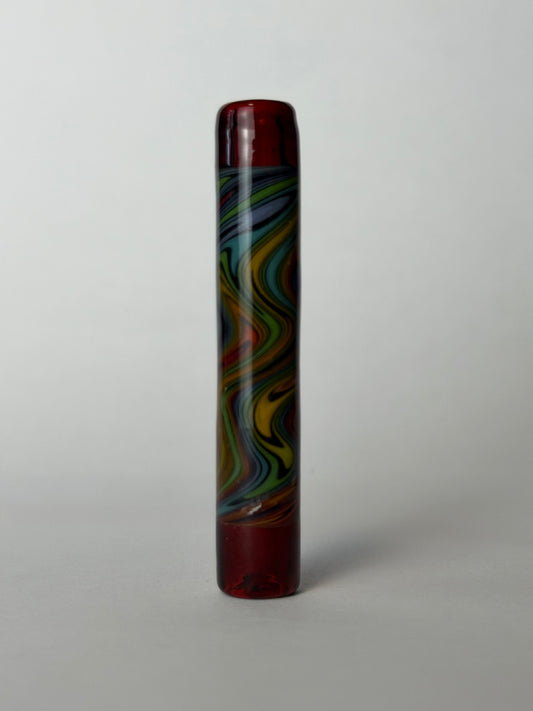 Birdhouse Glass GlasTip Red Elegence
