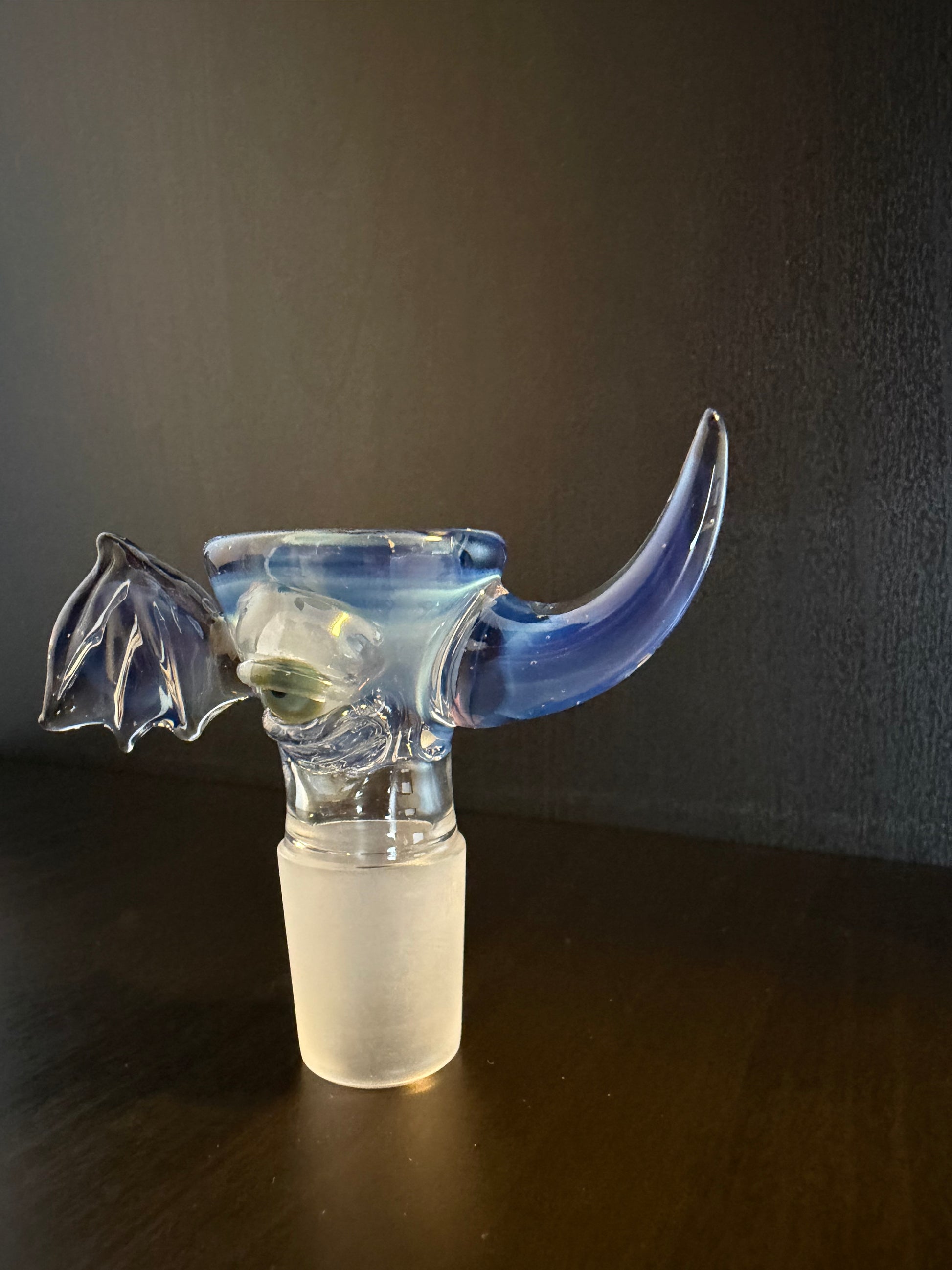 Dippy Glass - Blueberry Opal Monster Bowl - CloudyMinds