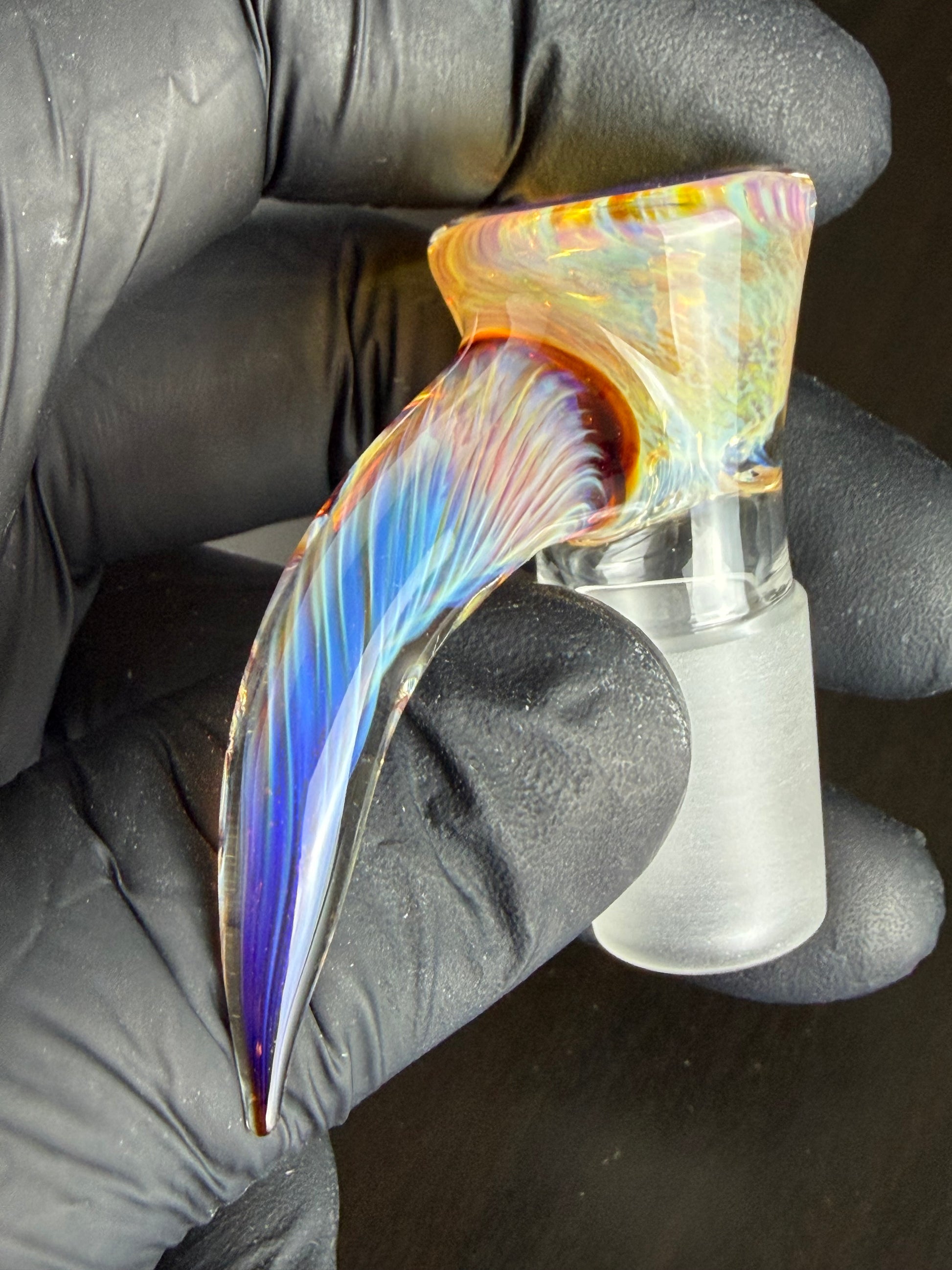 Dippy Glass - Bowl Coloured Yellow - CloudyMinds