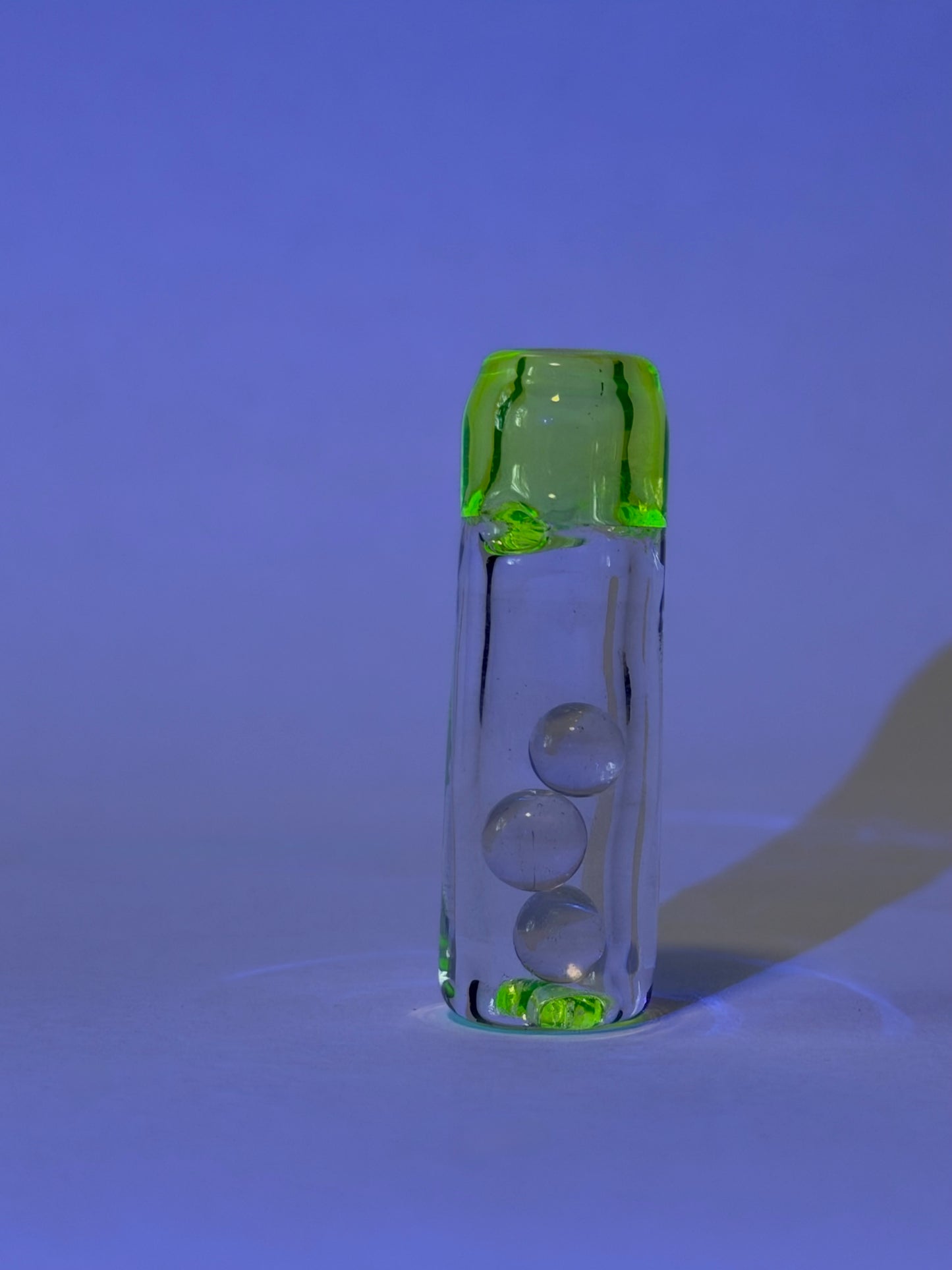 Birdhouse Glass GlasTip Green UV Pearls