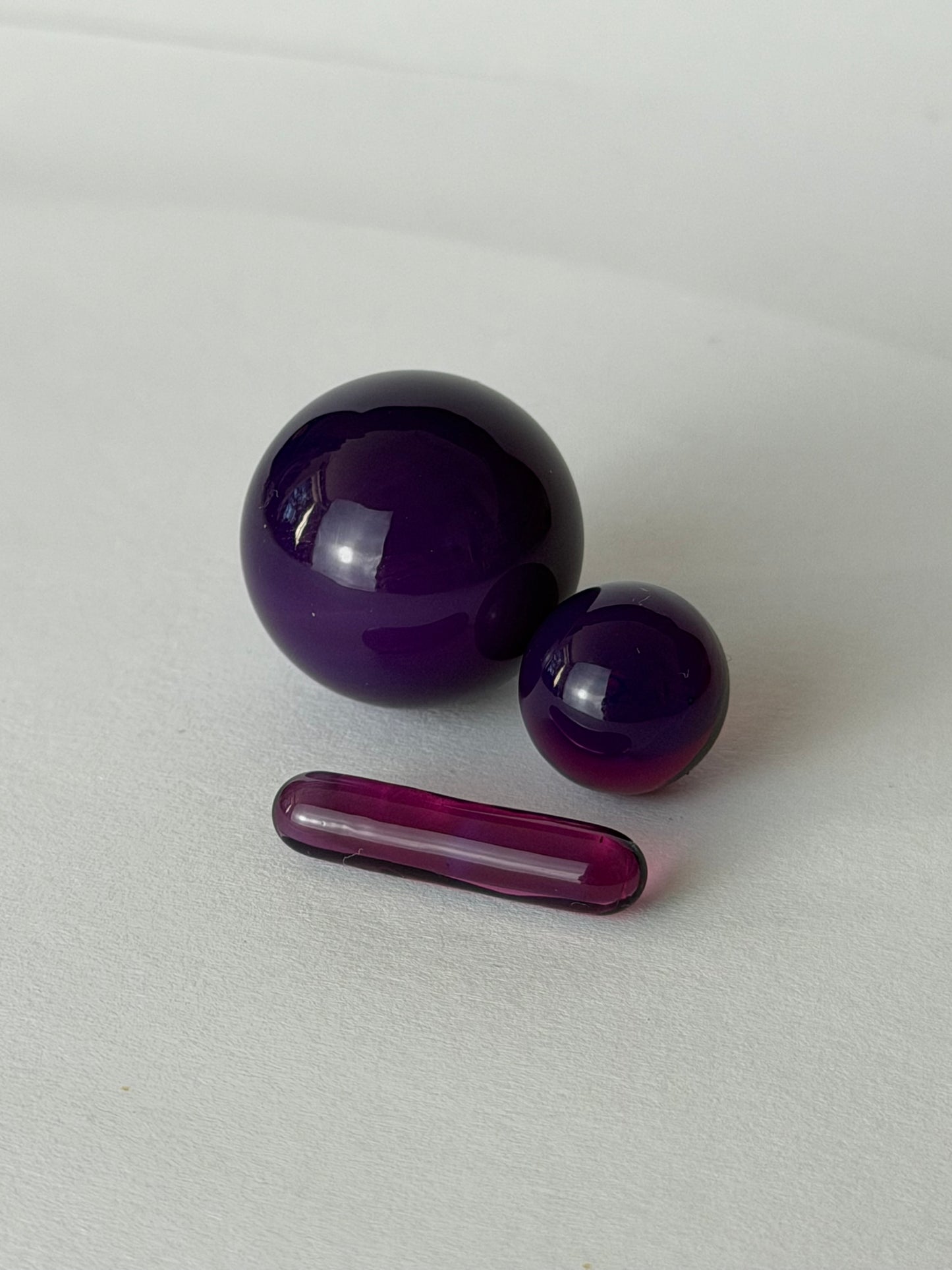 Birdhouse Glass Dabbing Set Purple Pearls