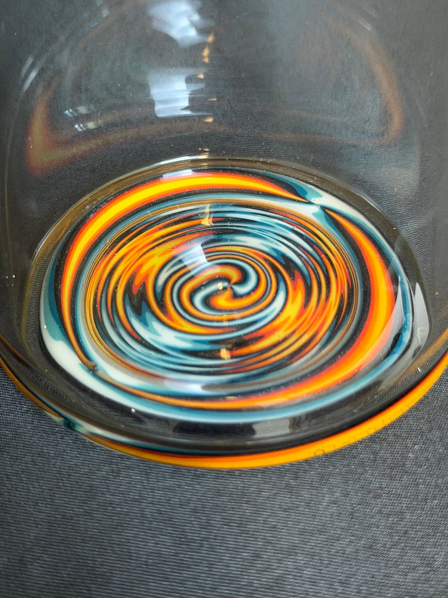 Trinkglas OJFlame - 400ml Yellow/Blue - CloudyMinds