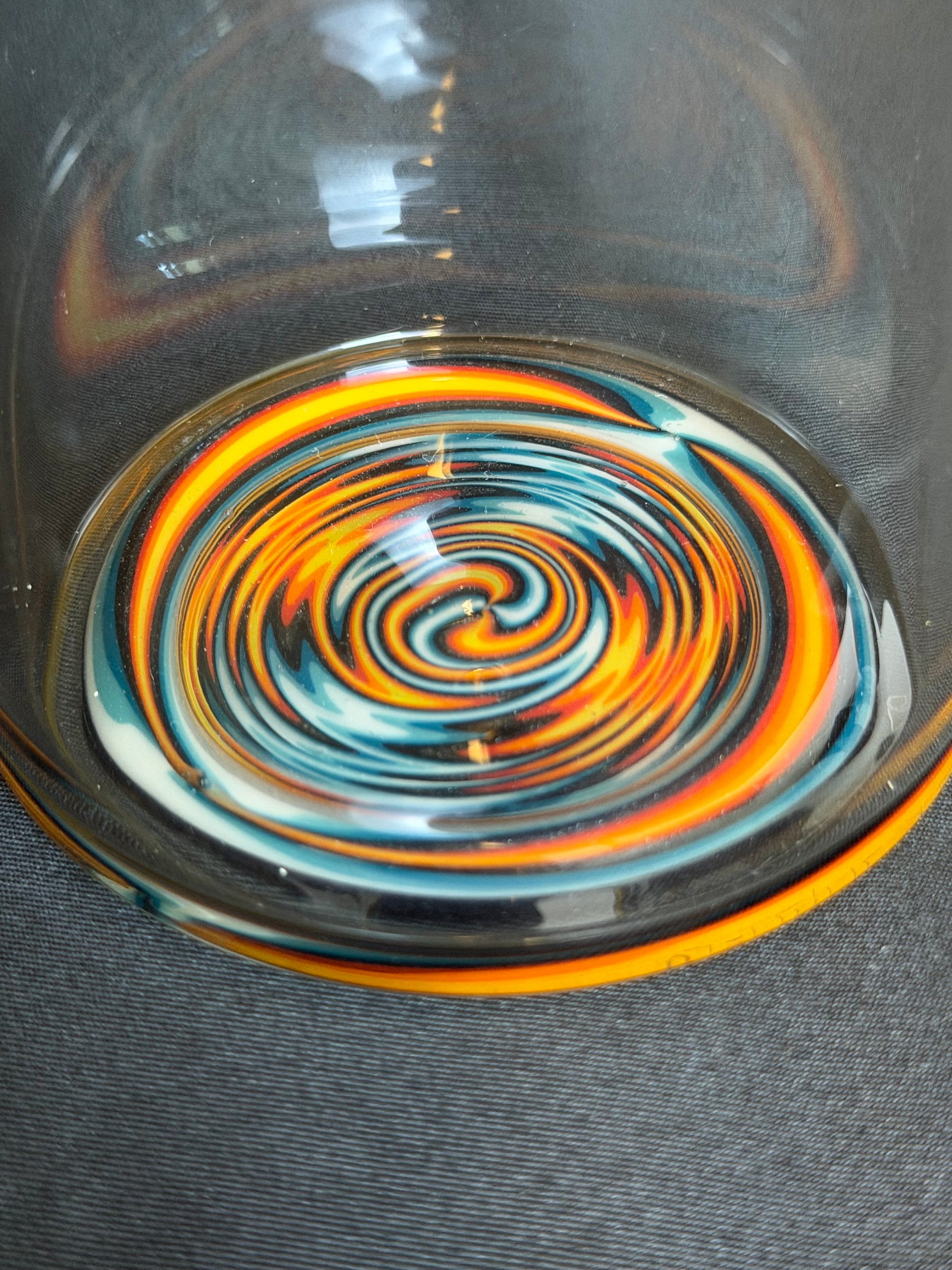 Trinkglas OJFlame - 400ml Yellow/Blue - CloudyMinds