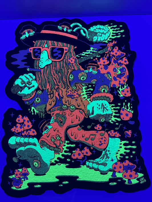 TRIPPIN' HOBO, Leuchtet im dunkeln und UV - CloudyMinds