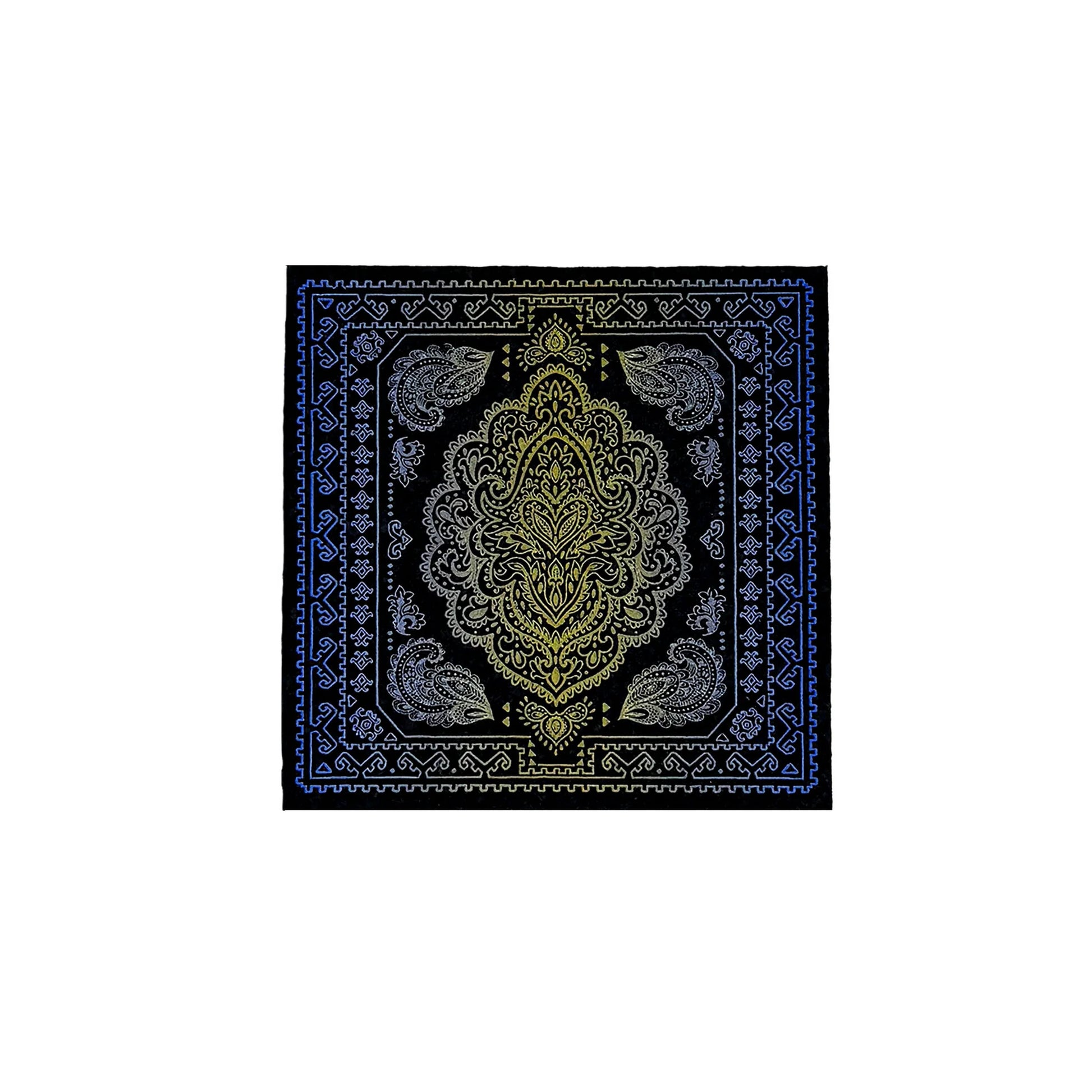 Retro Blue Carpet - CloudyMinds