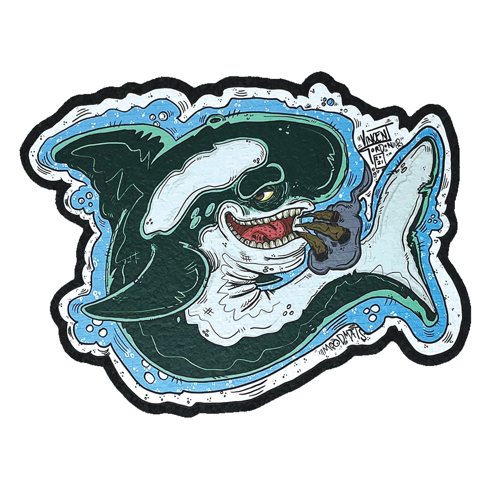 Teal Orca Pod - CloudyMinds