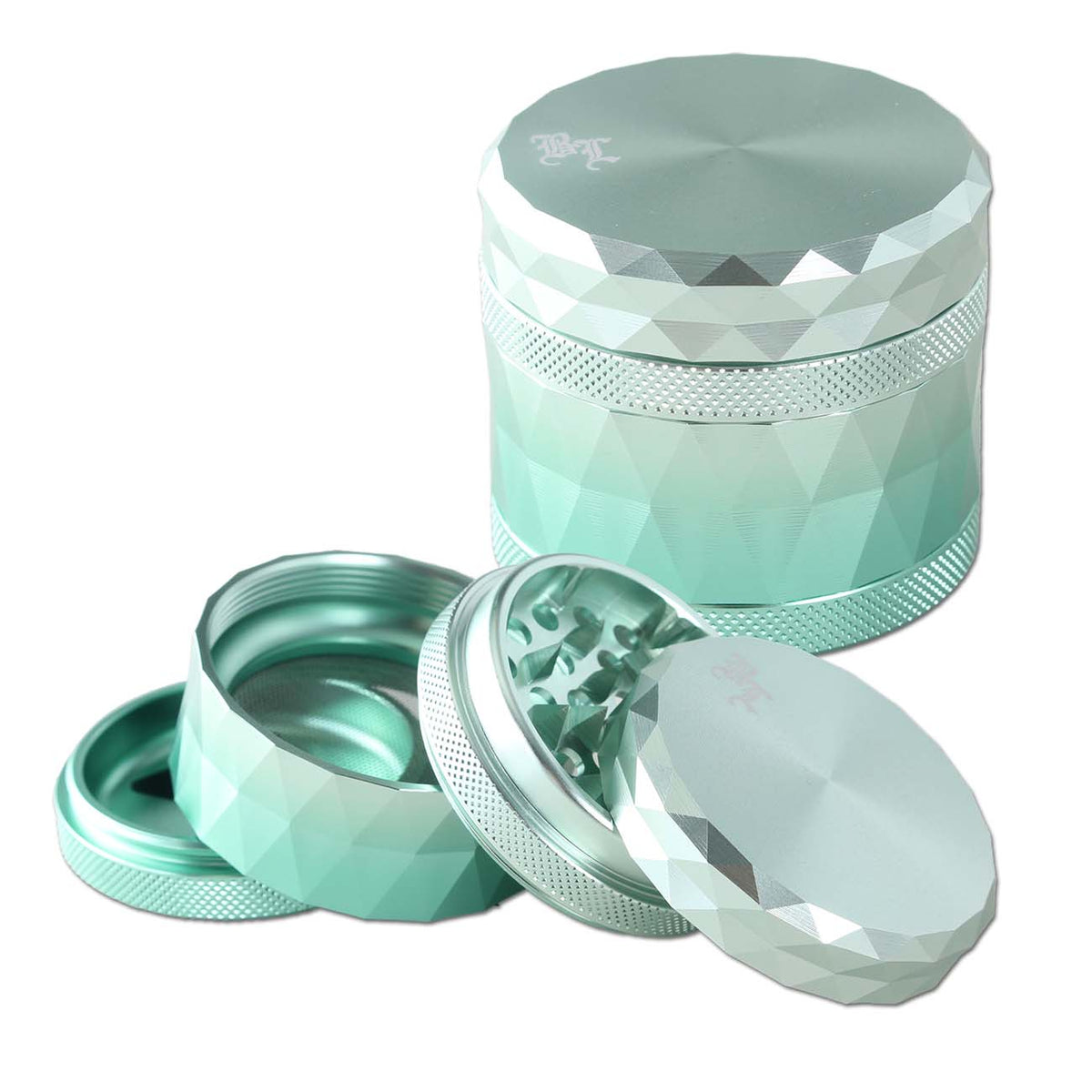 Alu Grinder 4-tlg. changierend