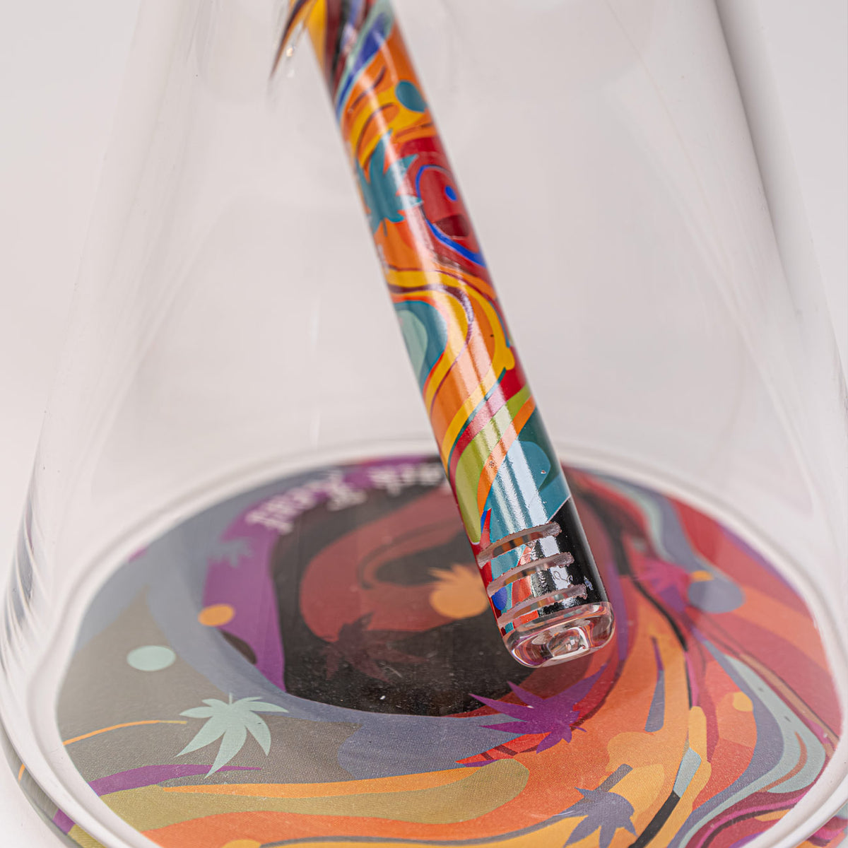 Black Leaf Beakerbong COLOURFUL