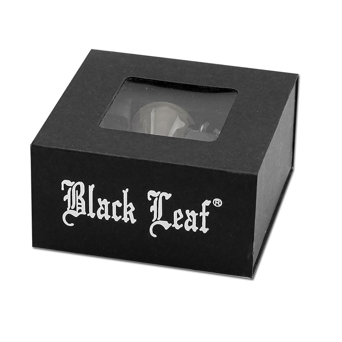 Black Leaf Glaskunstkopf Punkte gelb 14,4er - CloudyMinds