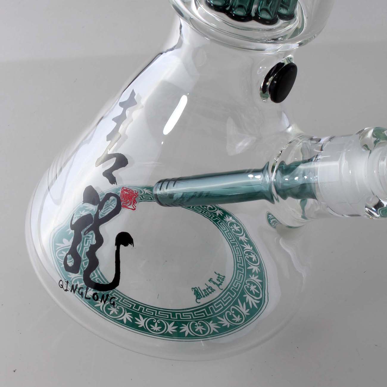 Black Leaf Beakerbong QINGLONG 10-Arm Treeperc