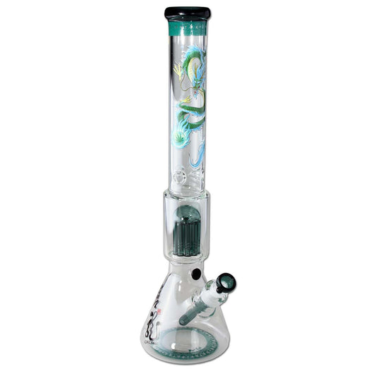 Black Leaf Beakerbong QINGLONG 10-Arm Treeperc