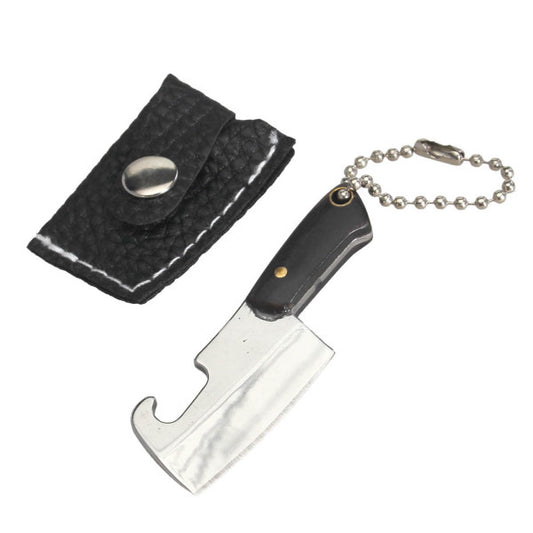 Hasch Messerchen mit Futteral - Hackebeil