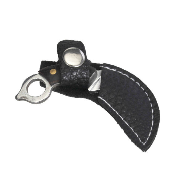 Hasch Messerchen mit Futteral - Karabiner