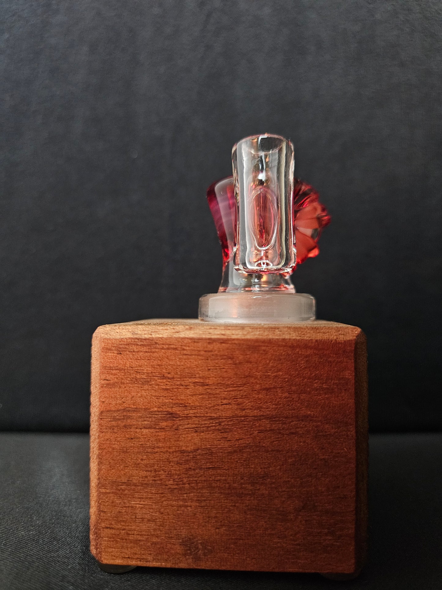 Dippy Glass - Rote Bowl mit Toker