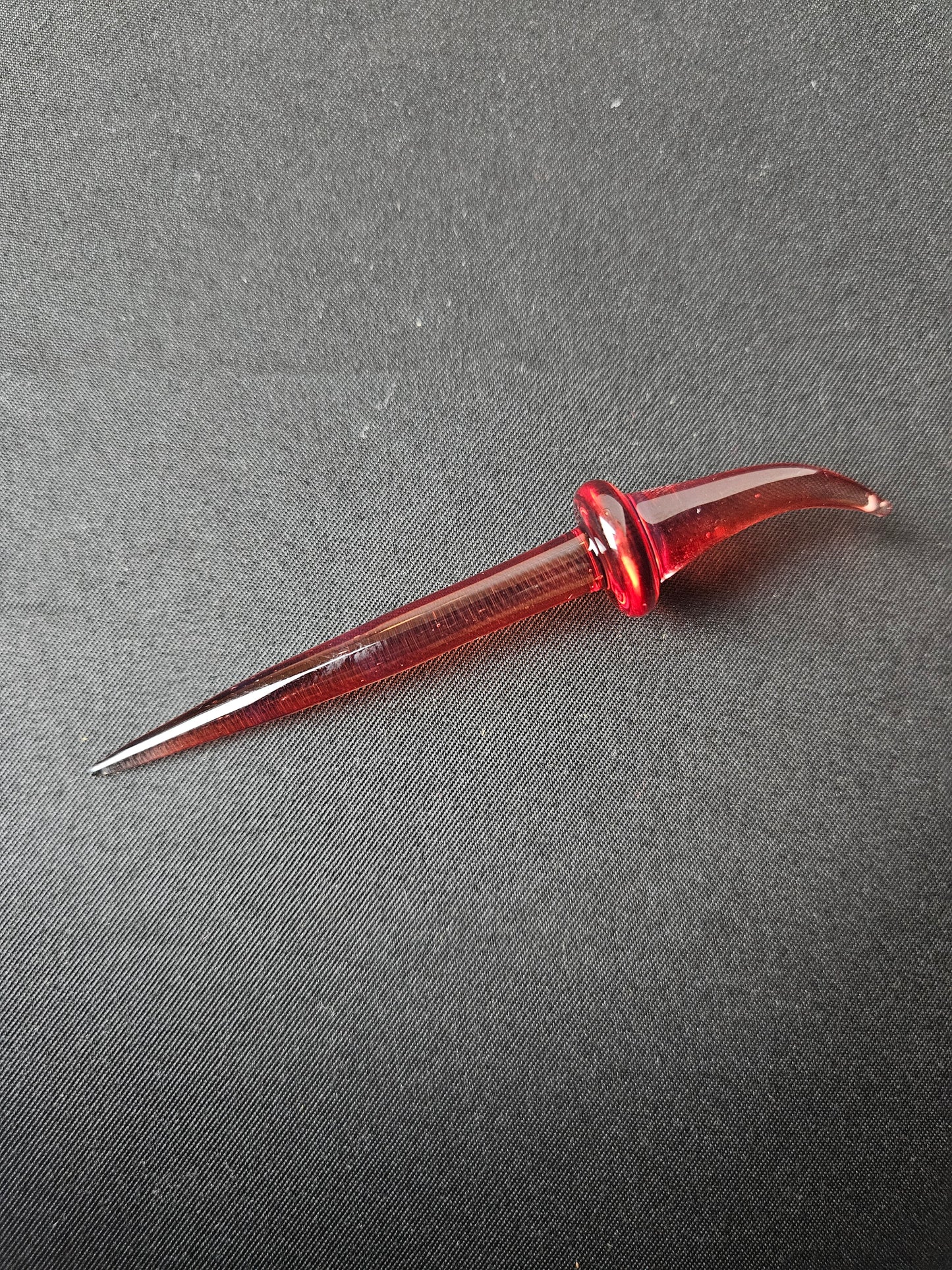 Dippy Glass - Rote Bowl mit Toker