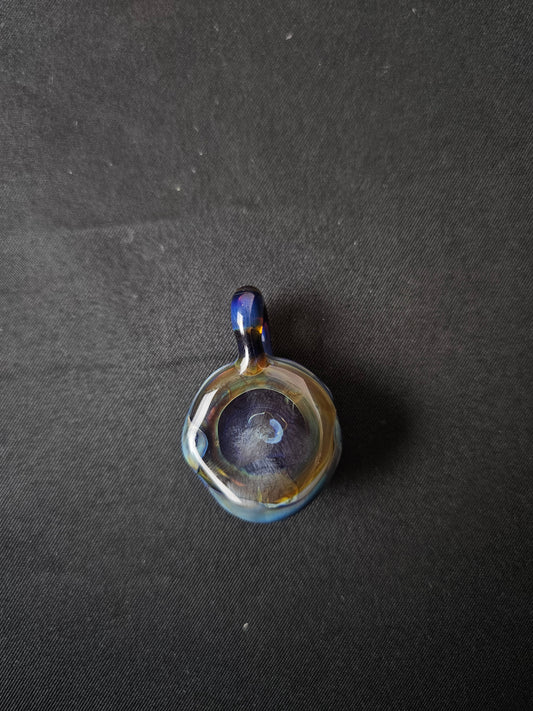 Dippy Glass - Pendant Auge / weiß