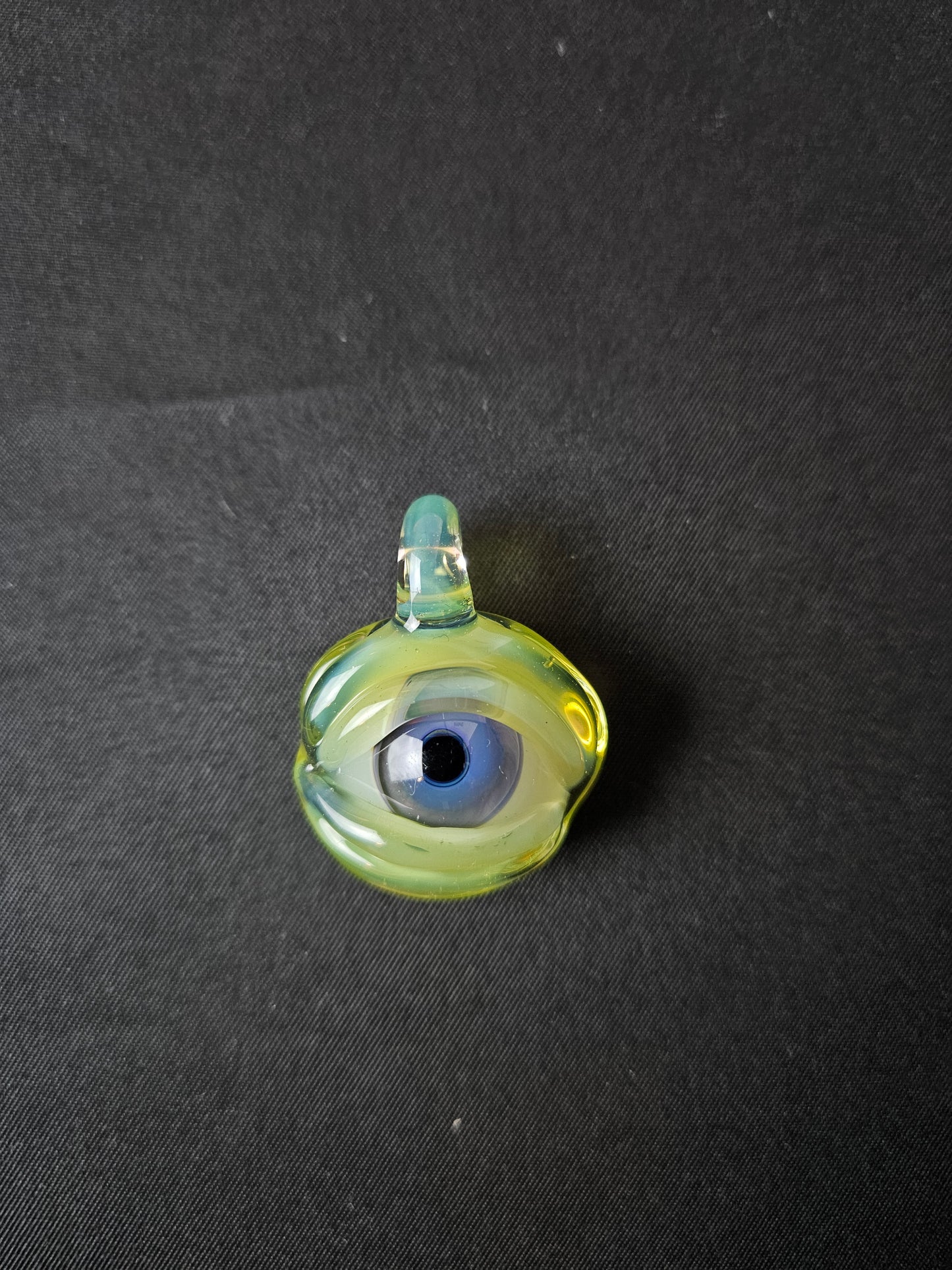 Dippy Glass - Pendant Auge / Gelb