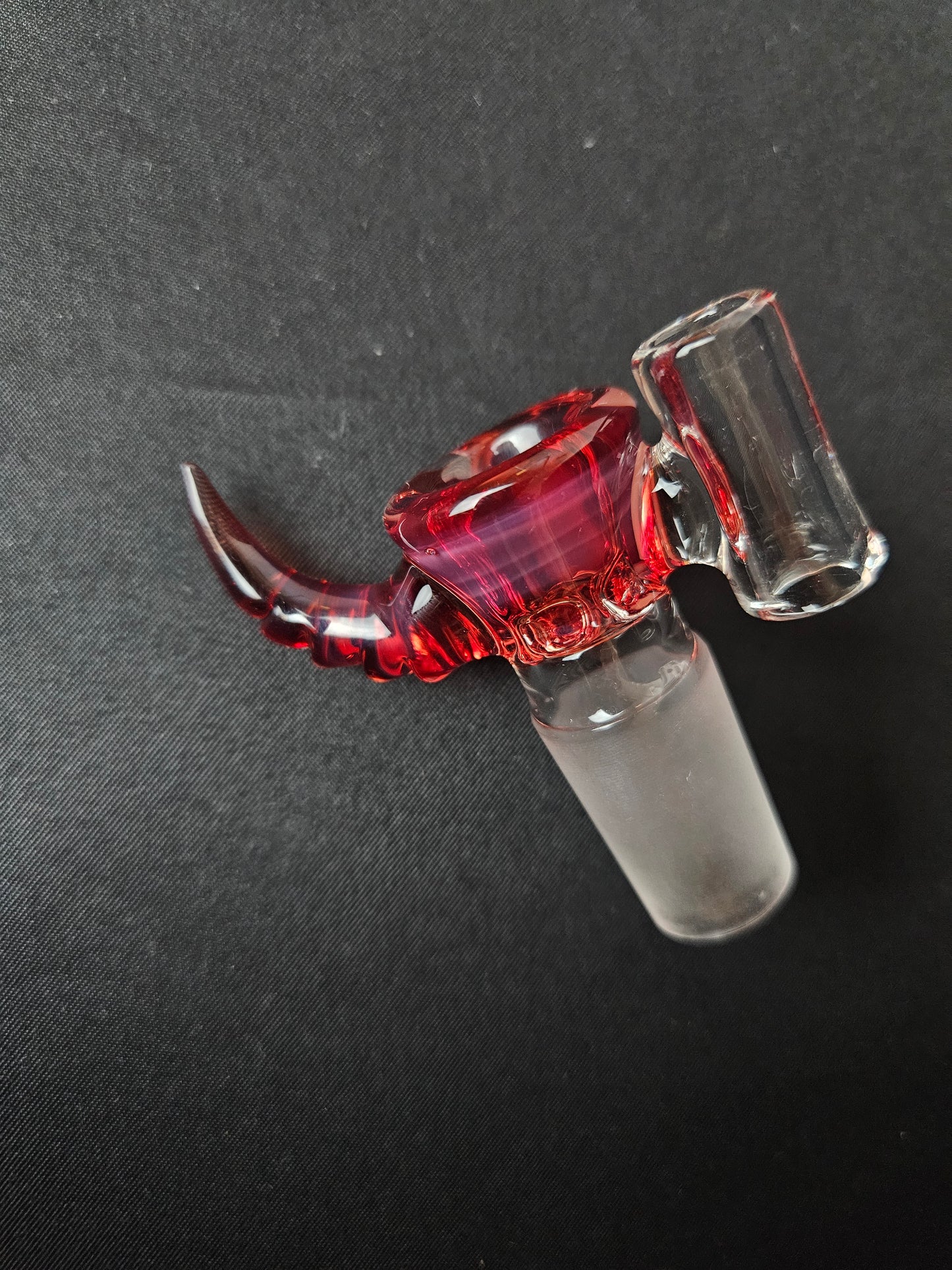 Dippy Glass - Rote Bowl mit Toker