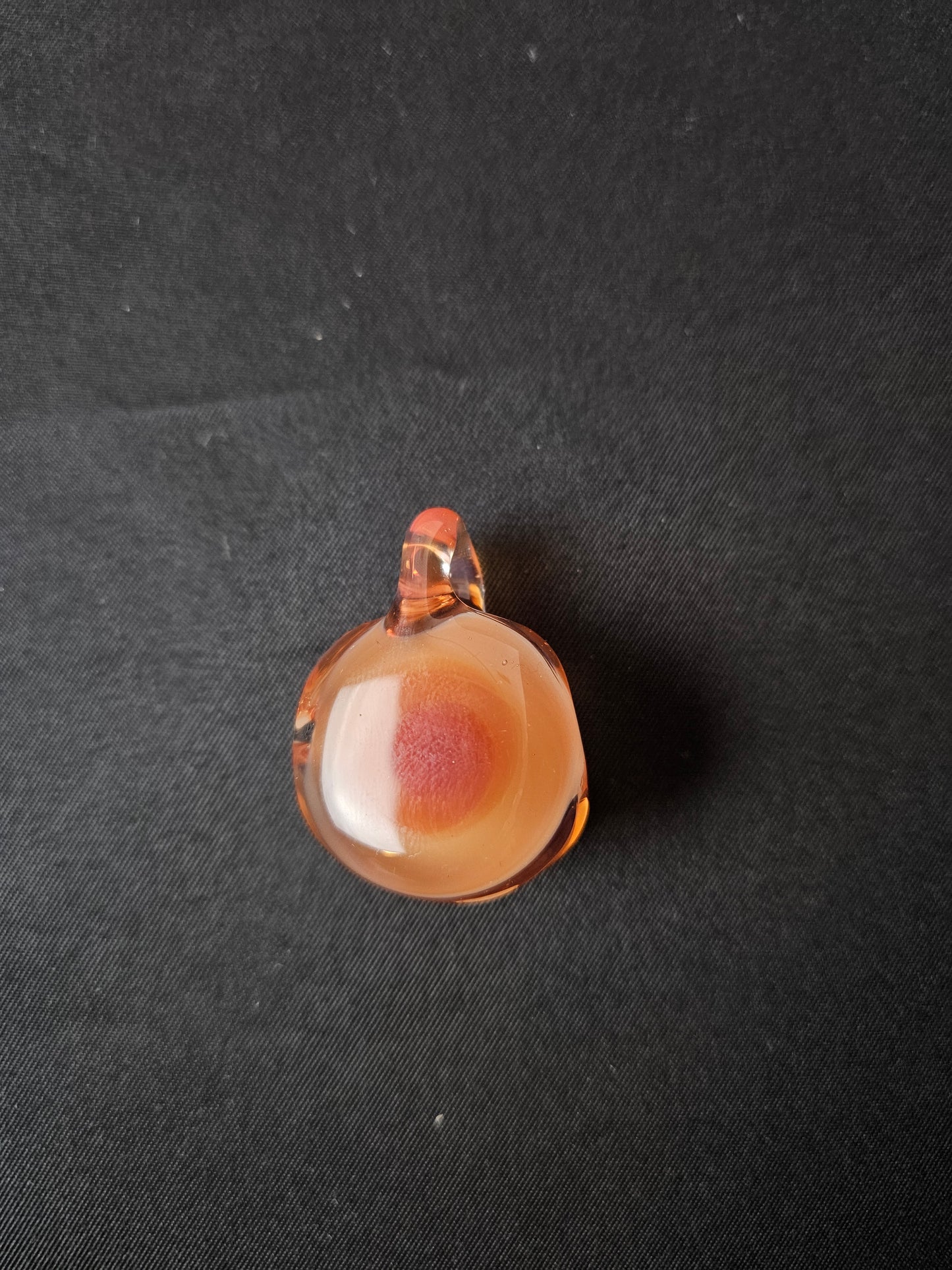 Dippy Glass - Pendant Auge / Rot