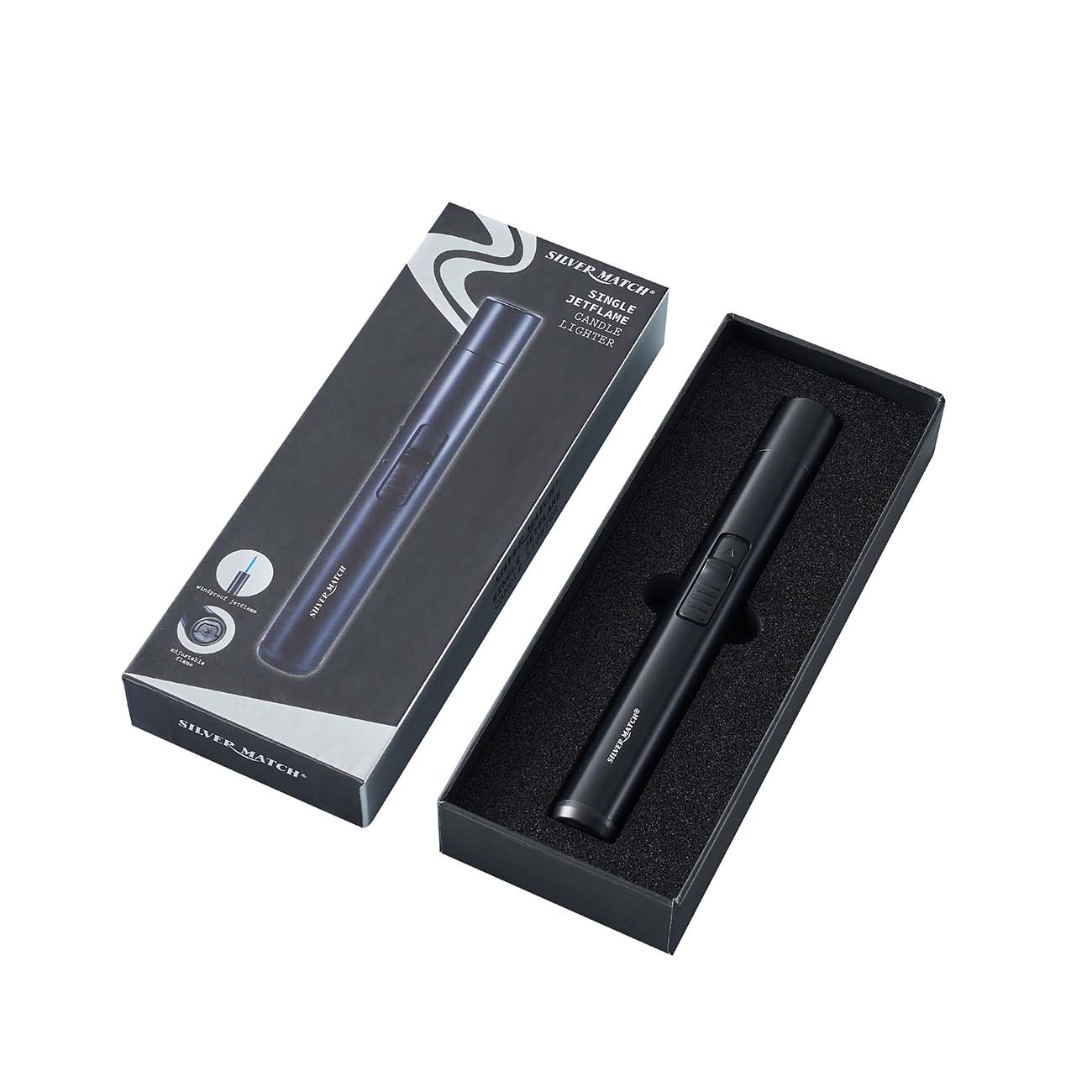 JETFLAME Bong/Joint Feuerzeug schwarz